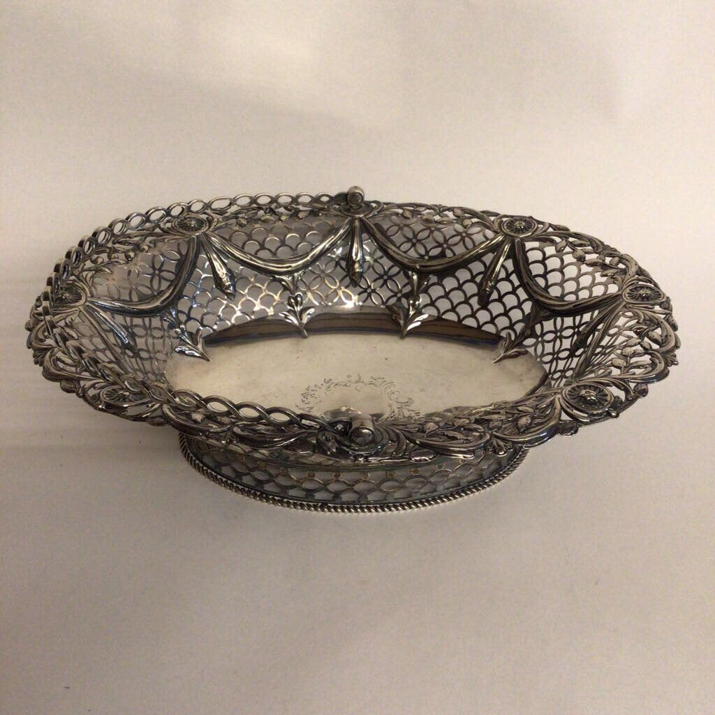 Reticulated Sterling Basket London 1765