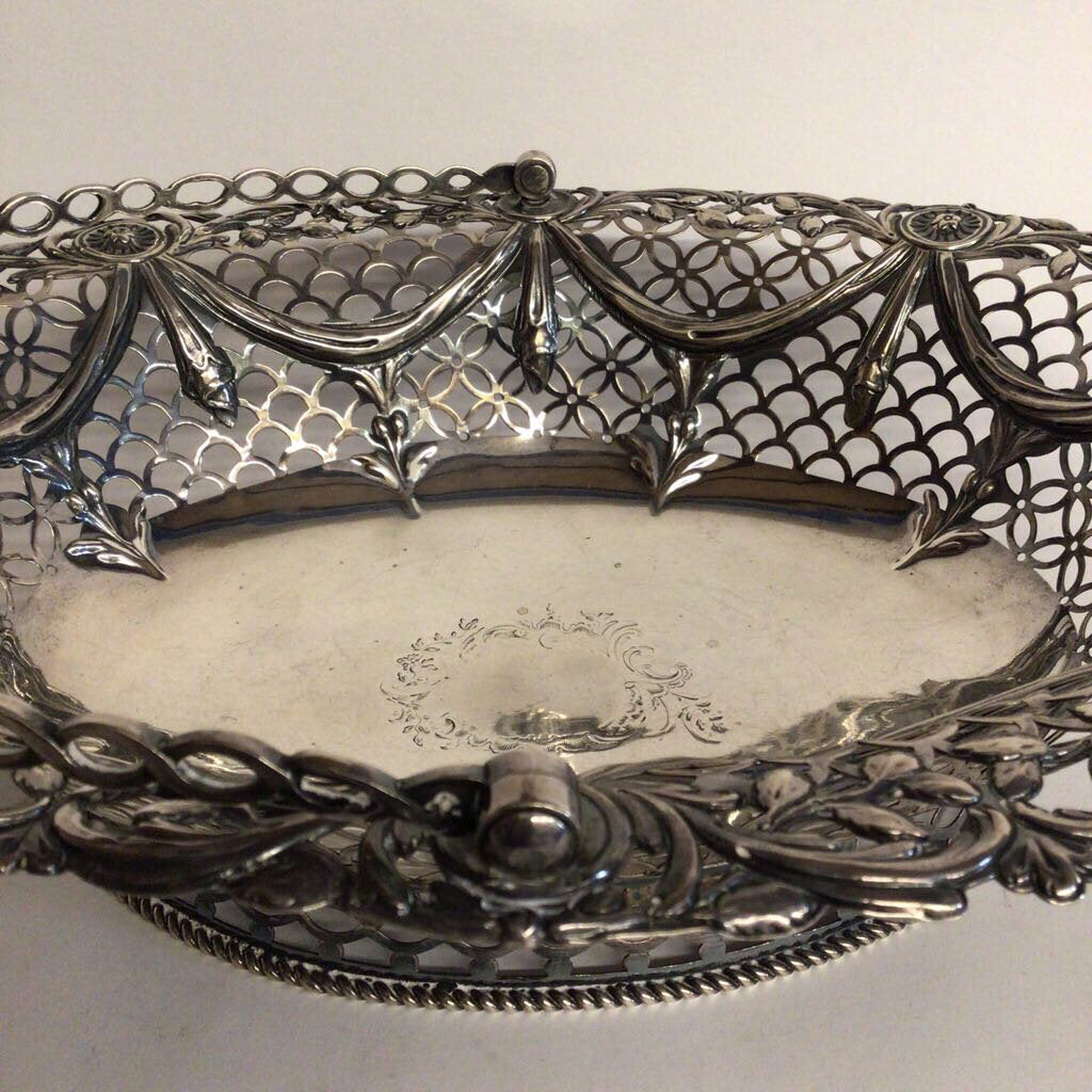 Reticulated Sterling Basket London 1765