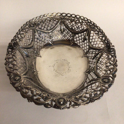 Reticulated Sterling Basket London 1765