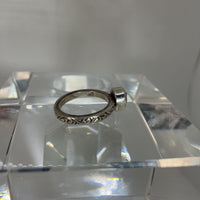 Amethyst & Sterling Silver Ring