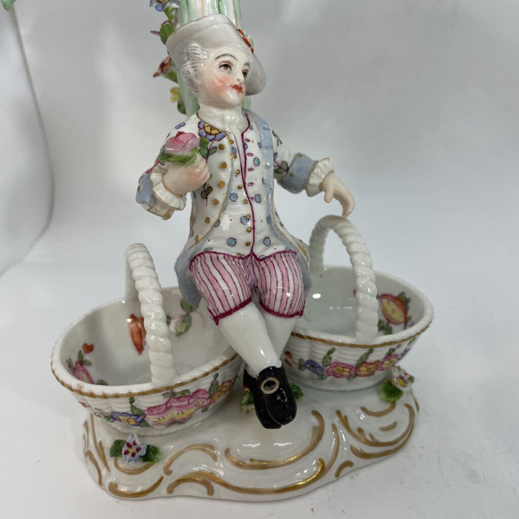 Meissen Figural Candelabra Pair