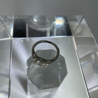 Ring Platinum with Princess Cut Diamonds