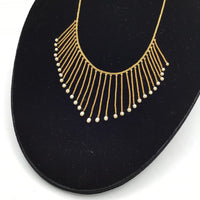 Fringe Necklace 18K Gold with Pearls ca. 1910