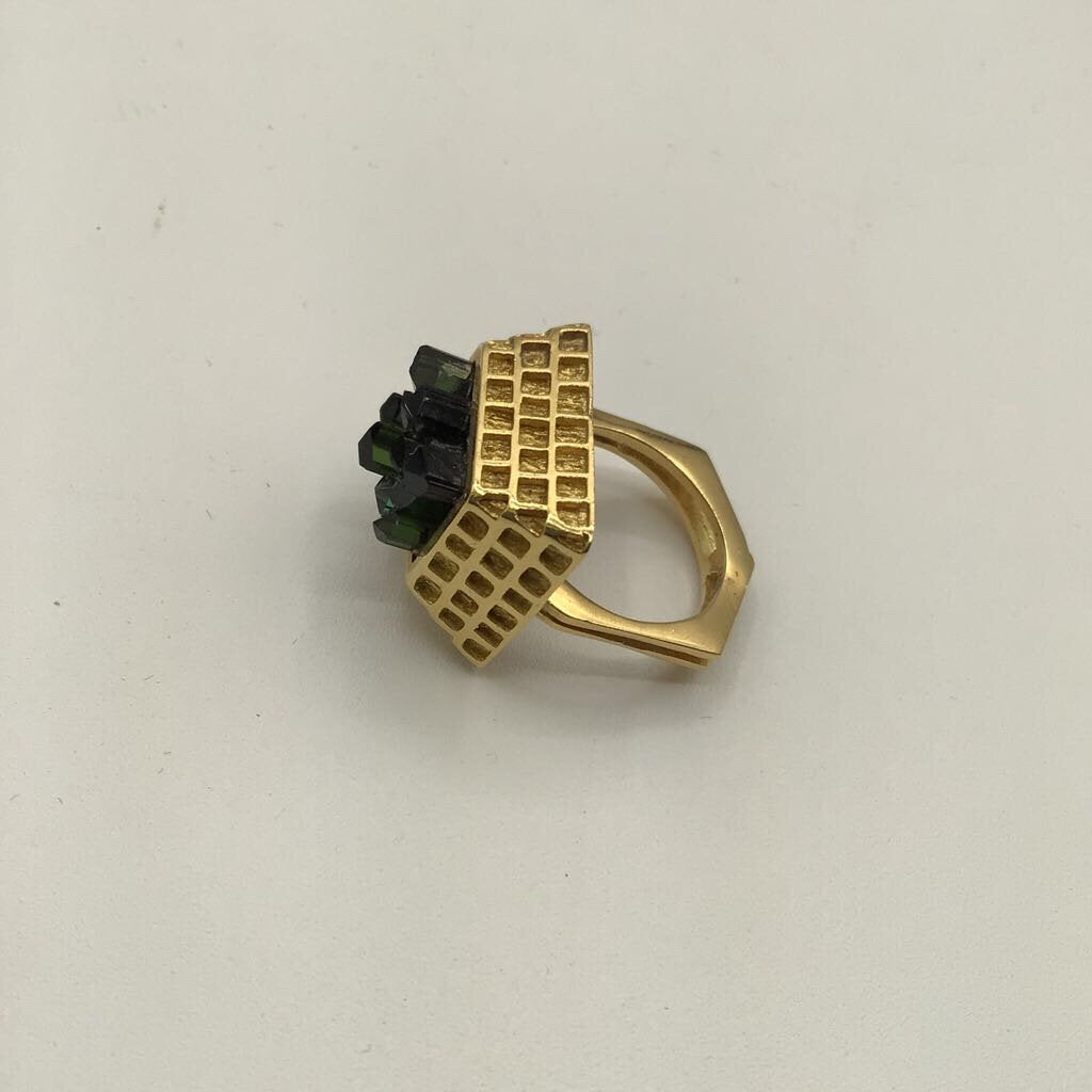 18K Gold & Tourmaline Ring