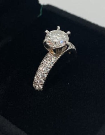 14Kt WG & Diamond Ring