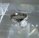 Ring 14K White Gold with Diamonds