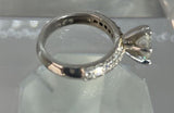 Ring 14K White Gold with Diamonds