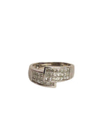 Band 14K White Gold with Diamonds