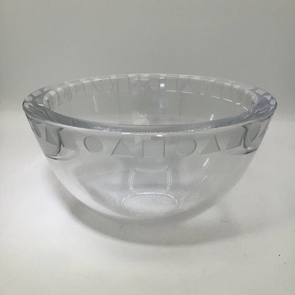 SASAKI WARD BENNETT DESIGNED SENDAI PATTERN CRYSTAL BOWL