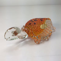 Murano Style Glass Turtle Figurine