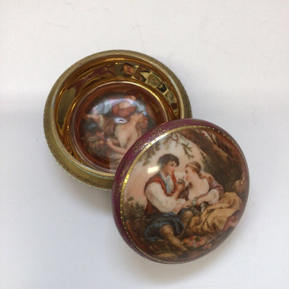 Carlsbad Porcelain Powder Box