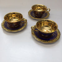 Carlsbad Small Cup & Saucer Set of 3