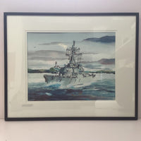 Framed USS Sullivans Print