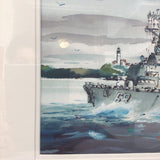 Framed USS Sullivans Print