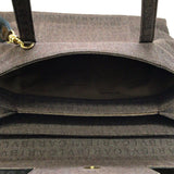 Bulgari Logo Shoulder Bag with Patent Leather