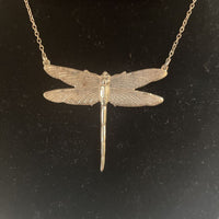 Sterling Necklace with Dragonfly Pendant