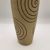 Ceramic Vase with Spiral Design Zodax