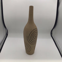 Ceramic Vase with Spiral Design Zodax