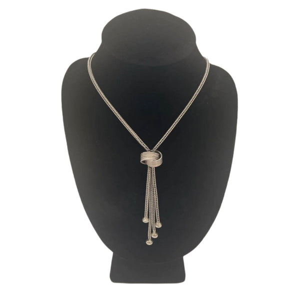 Necklace with Sterling Knot