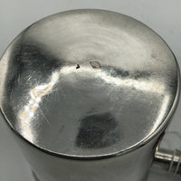 Sterling Silver French Engraved Brandy Warmer with Wood Handle