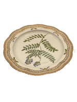 Flora Danica Plate with Perforated Border