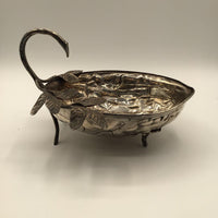 Footed Nut Bowl with Handle