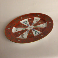 Herend Red Dynasty Platter Medium (AS IS)