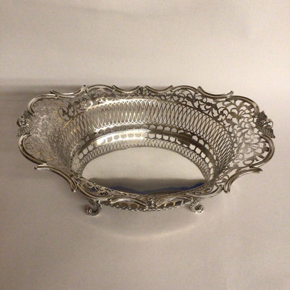 1903 Pier van der Woude Reticulated Silver Basket