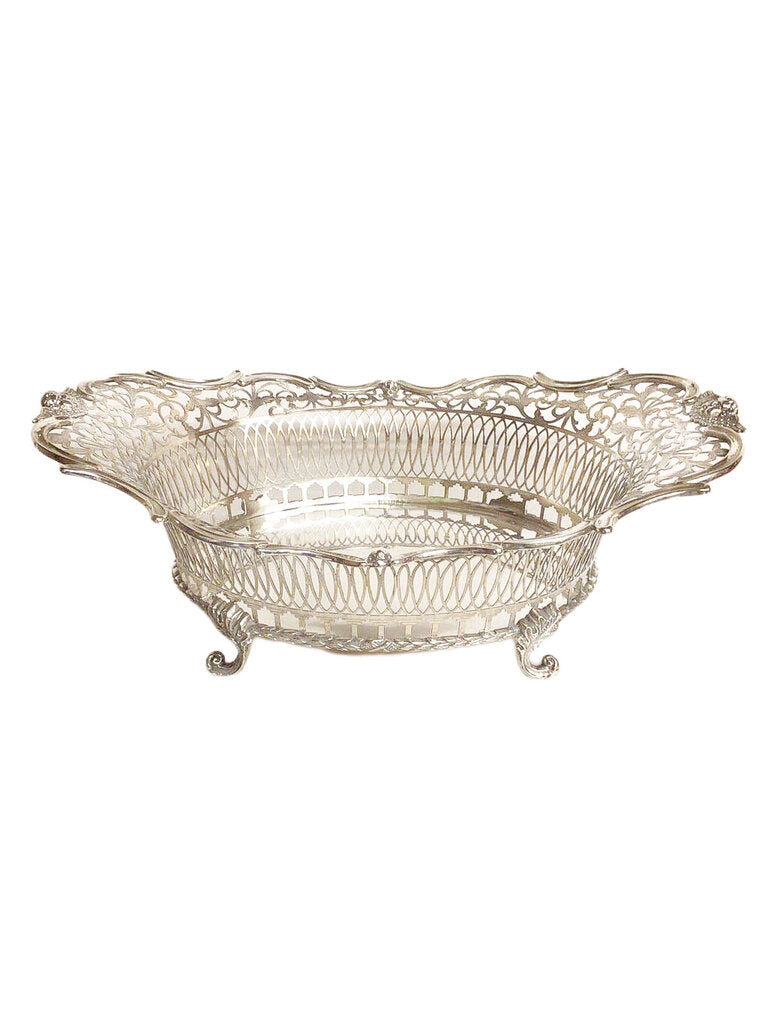 1903 Pier van der Woude Reticulated Silver Basket