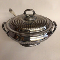 Oval Soup Tureen With Ladle