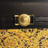 Versace Yellow Print Handbag