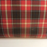Givenchy Red Plaid Clutch Bag