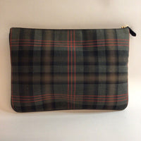 Givenchy Red Plaid Clutch Bag