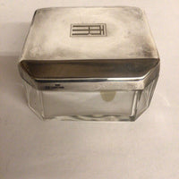 Christofle Silver and Glass Toiletry Vanity Set