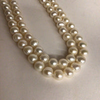 Opera Length White Pearl Rope Necklace