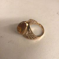 14Kt Amber Ring c. 1980