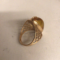 14Kt Amber Ring c. 1980