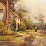 M.A. Kingham. Rural Scene. Oil on Canvas, 1975.