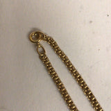 18Kt Double-Link Chain w/Pendant Necklace