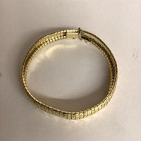 Oritalia 14Kt Yellow Gold Braided & Textured Bracelet