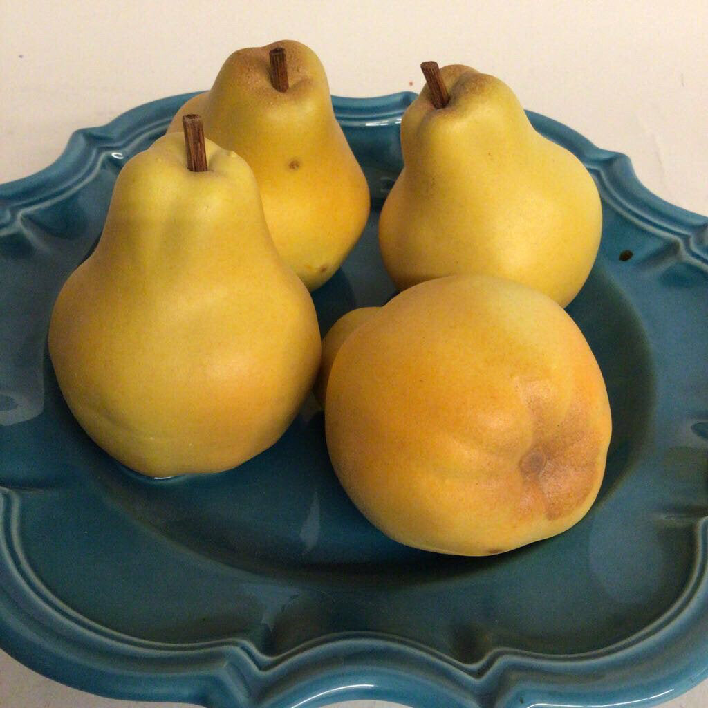 Figueres Pear Ceramic Plates Marseilles France