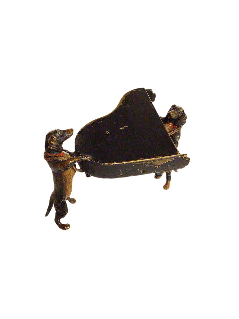 Fritz Bermann Austrian Dachshund Bronze Movers