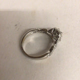 18Kt White Gold Diamond Ring. Approx 0.65cttw.