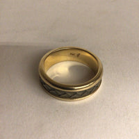 14Kt Yellow Gold Woven Band