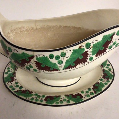 Spode Creamware Sauce Boat, ca. 1811