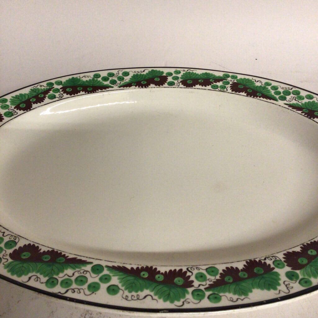 Large Spode Creamware Platter, ca. 1811