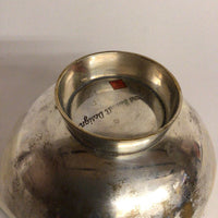Modernist Ward Bennett Designs Silver Over Brass Bowl