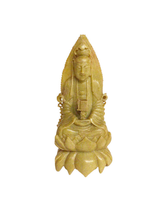 Carved Soapstone Guanyin Statue