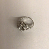 Platinum 1910 .75 Point Diamond Ring
