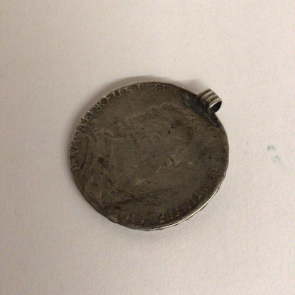 1723 Silver Peter II Coin Pendant